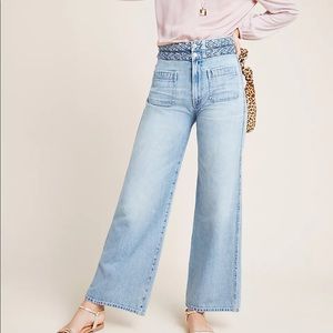 Citizens of Humanity - Wide Leg Braided Jeans 27